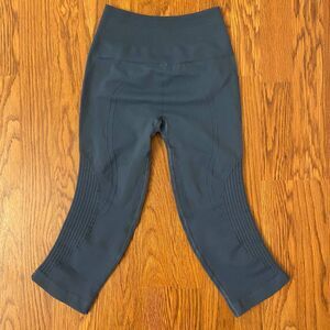 Lululemon Flow & Go Crop Leggings Astro Blue Size 4